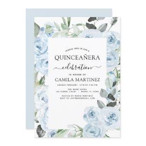 Dusty Blue Quinceañera Floral