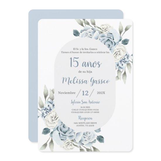 Dusty Blue Quinceañera
