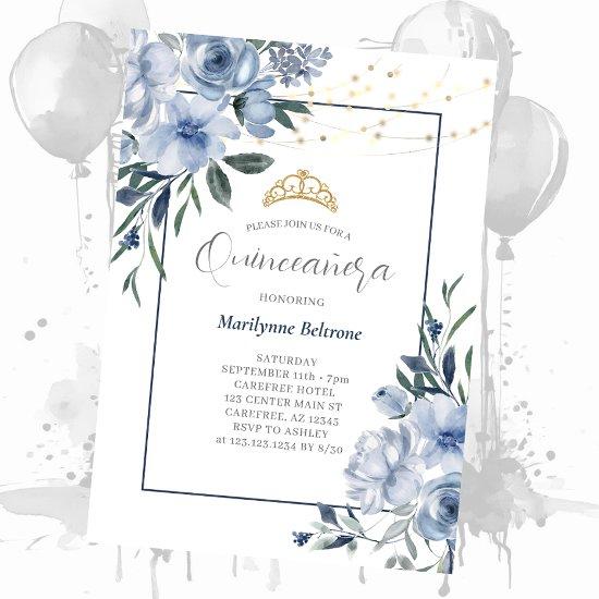 Dusty Blue Quinceañera