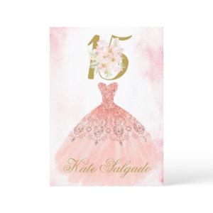 Dusty pink Quinceanera