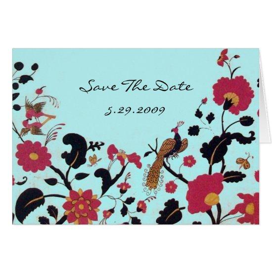 EDEN ,ELEGANT BLUE RED BLACK WHITE FLOWERS ,BIRDS