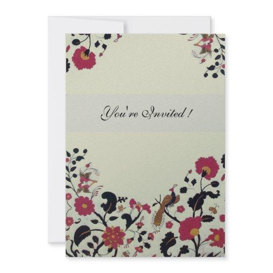 EDEN,Wedding Love Birds, Red Black Flowers,Silver