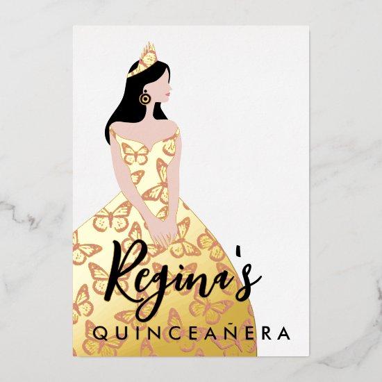 Edit Skin & Hair Color Quinceañera Foil