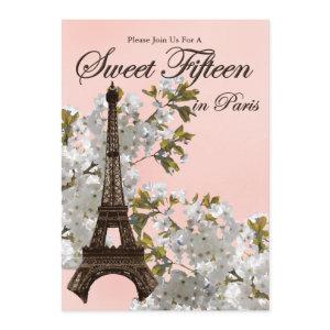 Eiffel Tower Sweet 15 Fifteen