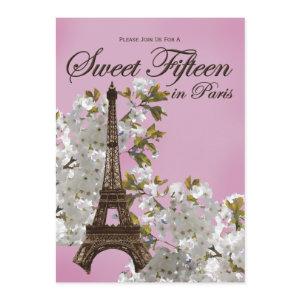 Eiffel Tower Sweet 15 Fifteen  Lilac