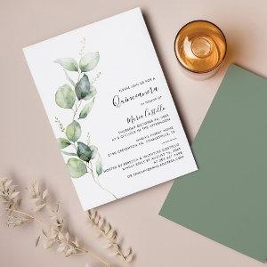 Elegant 15th Birthday Eucalyptus Quinceanera