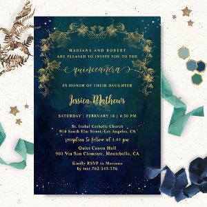 Elegant and Unique Starry Night Quinceañera