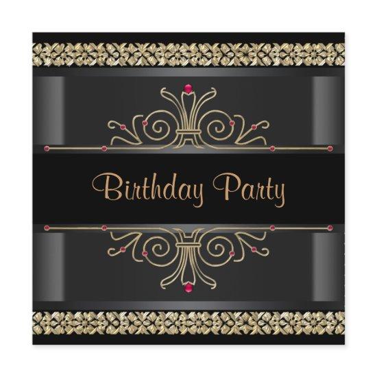 Elegant Black and Gold Party