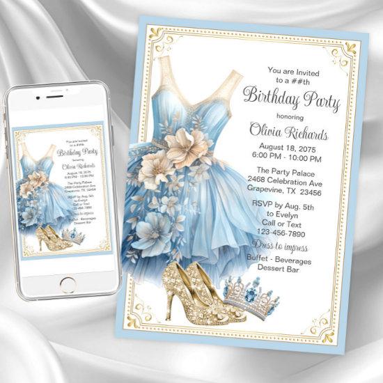 Elegant Cinderella Birthday Party