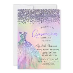 Elegant Diamonds, Dress Holographic Quinceanera
