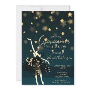 Elegant Dress Ballerina Stars Quinceañera