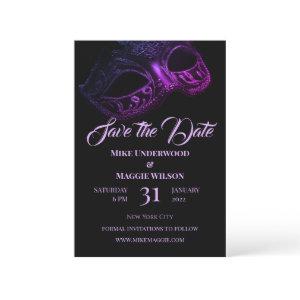 Elegant Evening Wedding Save The Date