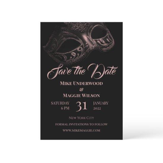 Elegant Evening Wedding Save The Date