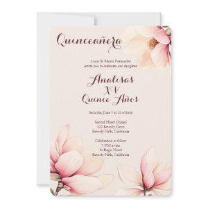 Elegant Floral Magnolia Quinceañera CUSTOM