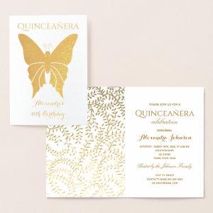 Elegant Gold Quinceanera