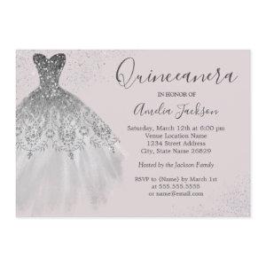 Elegant Gown Dusty Pink Quinceanera
