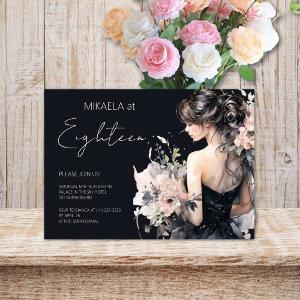 Elegant Lady Debutante Floral 18th Birthday Party