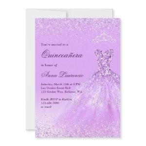 Elegant Light Purple Quinceanera 15th Birthday