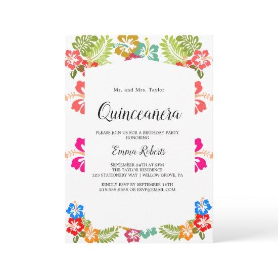 Elegant Magnolia | White and Blush Quinceañera