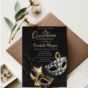 Elegant Masque,Confetti Masquerade Quinceañera