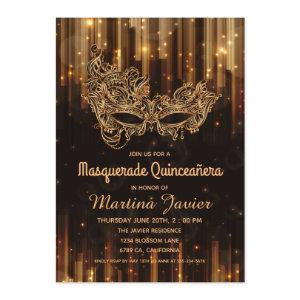 Elegant Masquerade Quinceañera 15th Birthday