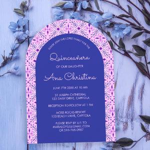 Elegant Modern Chic Boho Tile CUSTOM Quinceañera