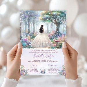 Elegant Pastel Enchanted Forest Quinceañera