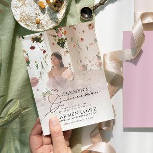 Elegant Photo Quinceanera Save The Date