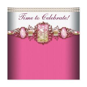 Elegant Pink and Gold Birthday Party