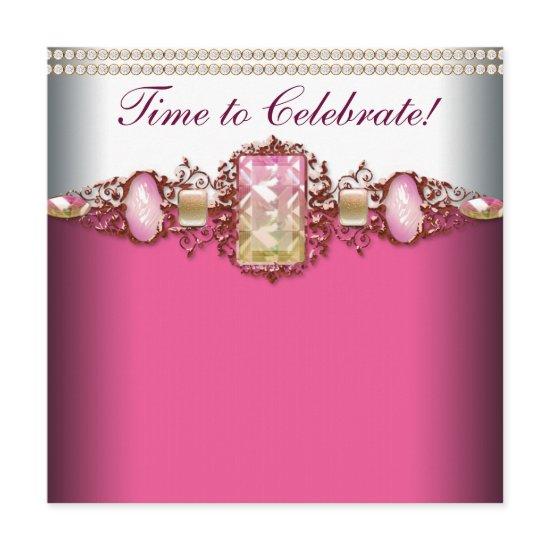 Elegant Pink and Gold Birthday Party