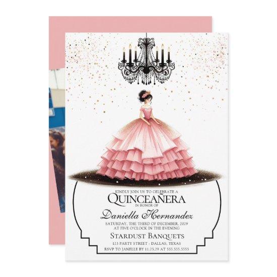 Elegant Pink Quinceañera