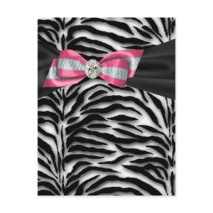 Elegant Pink Zebra Party