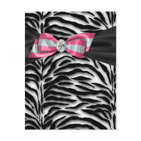 Elegant Pink Zebra Party