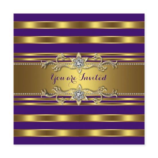 Elegant Purple and Gold Birthday Party