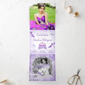 Elegant Purple, Carriage Quinceañera