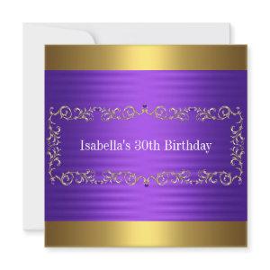Elegant Purple & Gold Jewel Birthday Event