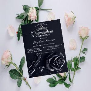 Elegant Roses Gothic Quinceañera
