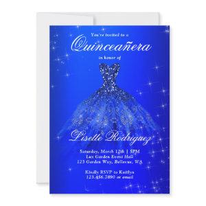 Elegant Royal Blue Dress Quinceanera
