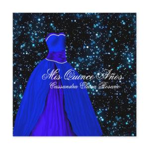 Elegant Royal Blue Quinceanera