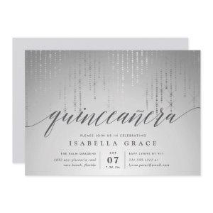 Elegant Silver String Lights Quinceanera