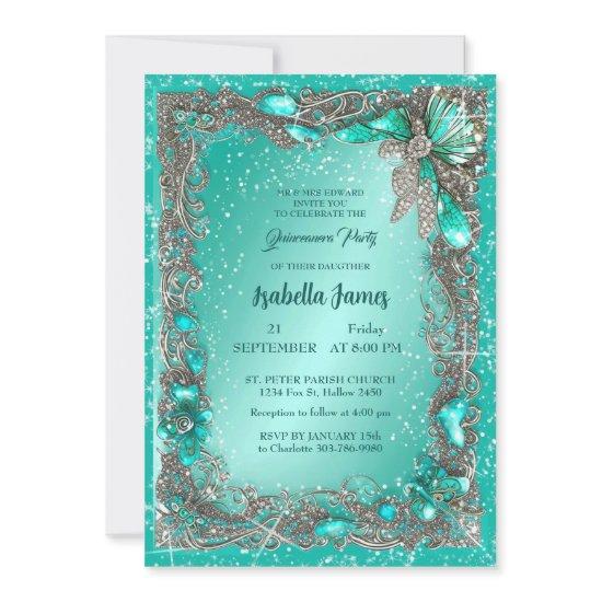 elegant silver turquoise jewelry mis 15th birthday