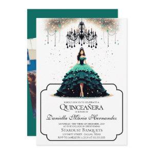 Elegant Teal Quinceañera