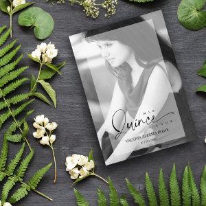 Elegant Vellum Effect Quinceañera Sophisticated