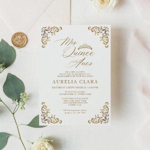 Elegant Vintage White Gold Mis Quince Quinceañera
