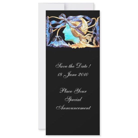 ELEGANT WOMAN BEAUTY JEWEL /LADY,BLUE BOW,FLOWERS