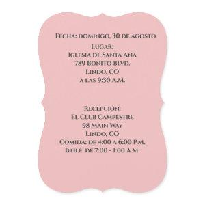 Elegante Invitacion de Quince Años - Quinceanera
