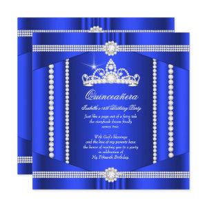 Elite Royal Blue Princess Quinceanera Diamond