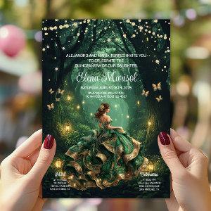 Emerald Enchanted Forest Quinceañera