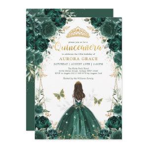 Emerald Enchanted Forest Quinceañera Princess