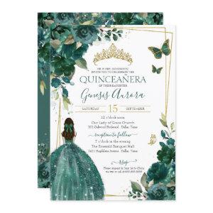 Emerald Green Floral Butterfly with Dress